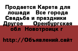 Продается Карета для лошади - Все города Свадьба и праздники » Другое   . Оренбургская обл.,Новотроицк г.